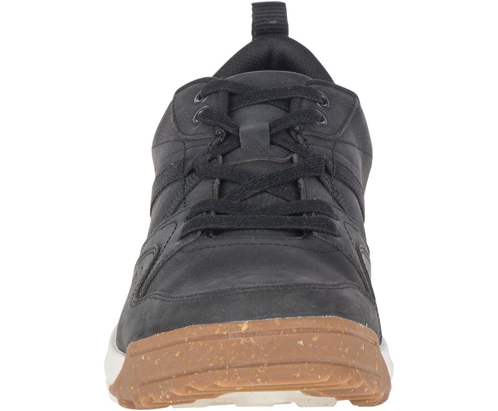 Merrell Sneakers Black - Indeway Leather - Mens 07DKNIERW